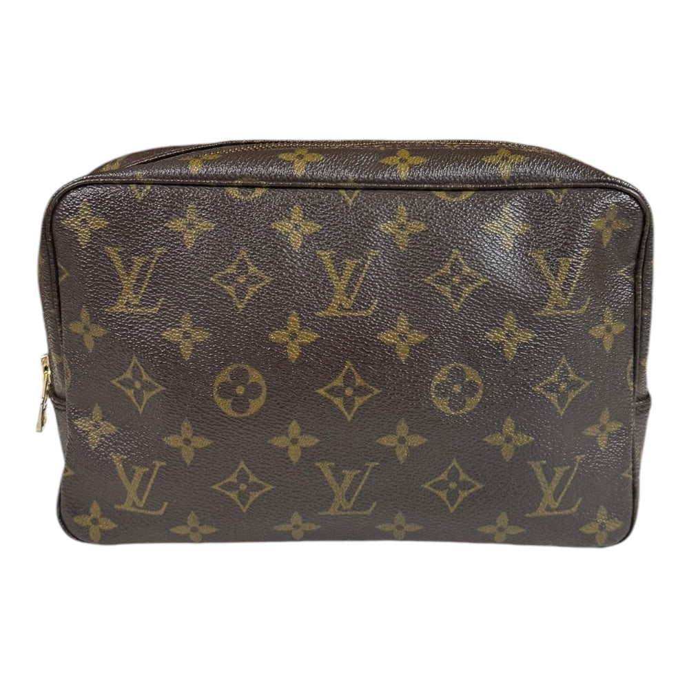 【外観美品】ルイヴィトン モノグラム ポーチ トゥルーストワレット23鑑定済 LOUIS VUITTON ルイヴィトン トゥルーストワレット23 モノグラム
