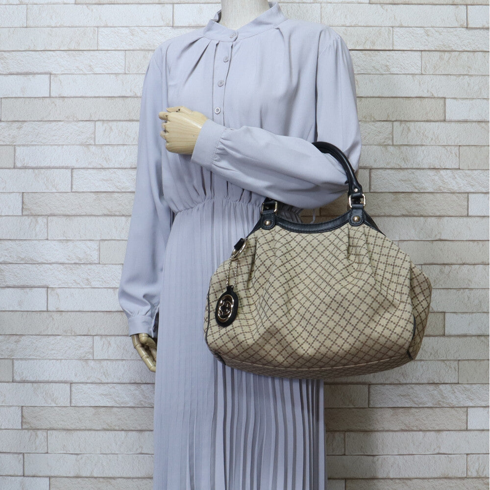 グッチ ディアマンテ ハンドバッグ グッチ キャンバス 211944