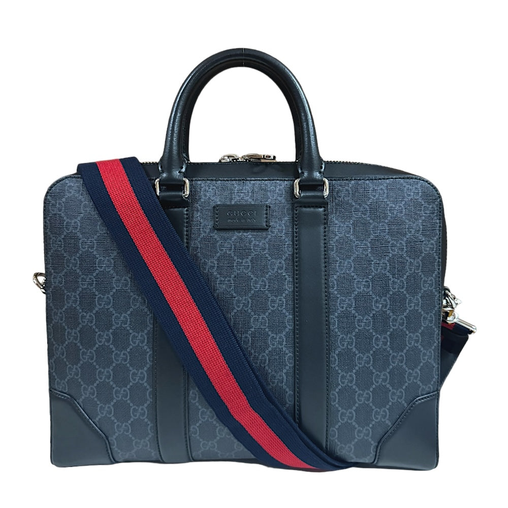 GUCCI グッチ GGスプリーム ビジネスバッグ GGスプリームキャンバス