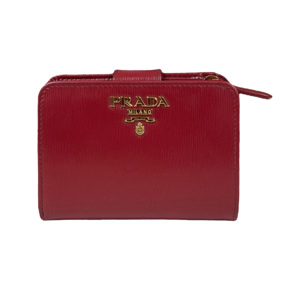 PRADA プラダ 二つ折り財布 レザー レディース 中古 – 【公式