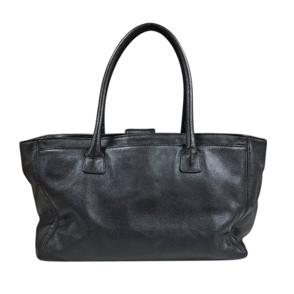 CHANEL シャネル エグゼクティブ トートバッグ レザー ブラック