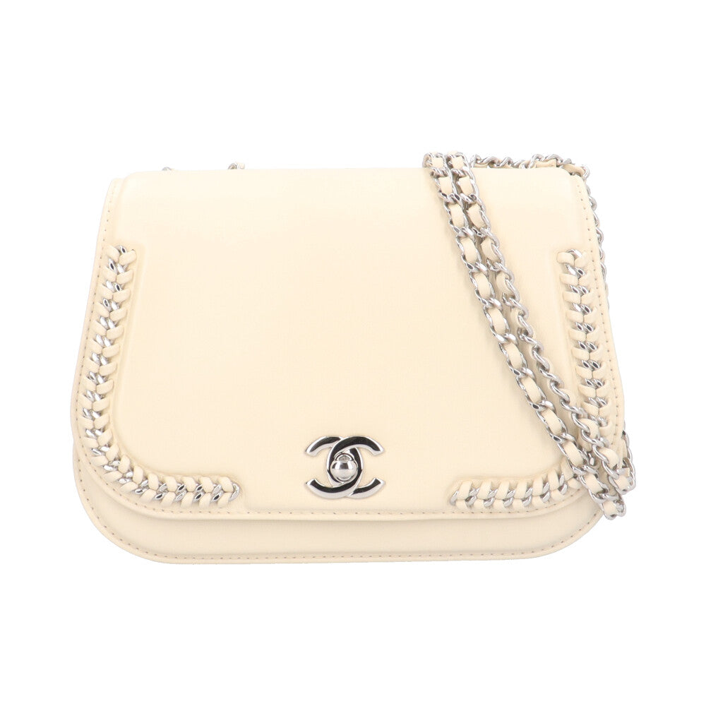レ*ン様 CHANEL 白いバッグ　レザー CHANEL シャネル バックパック AP3753B10583 レディース レザー