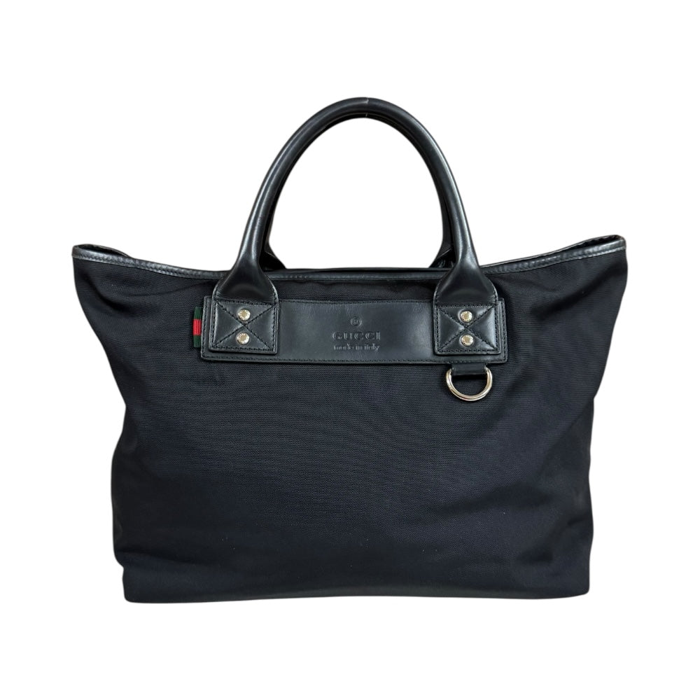 GUCCI グッチ シェリー トートバッグ ナイロンキャンパス ブラック 