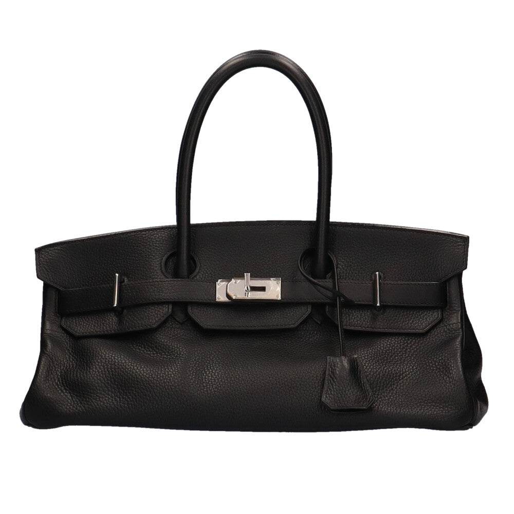 Hermes Birkin 42 Shoulder Bag Taurillon Clemence Noir Women's Used