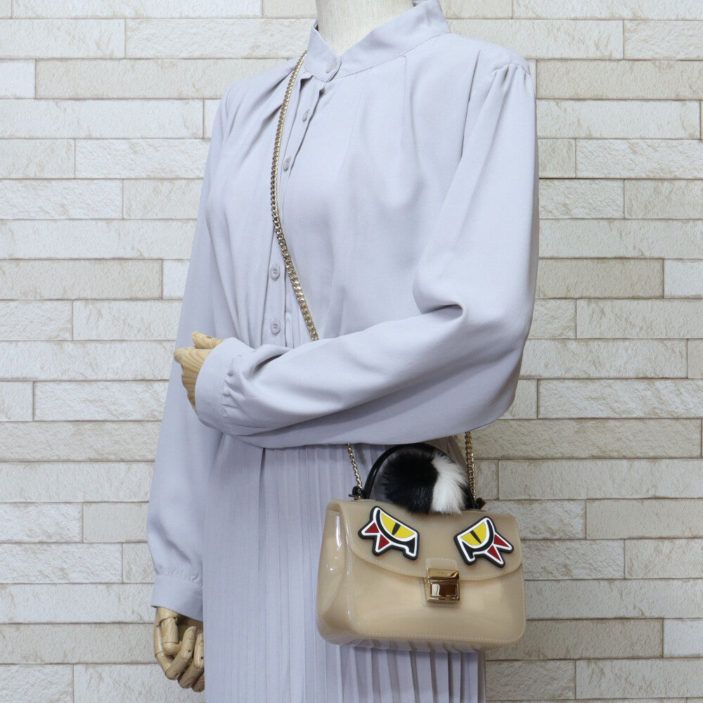 フルラ Furla キャンディ ショルダーバッグ PVC ベージュ レディース