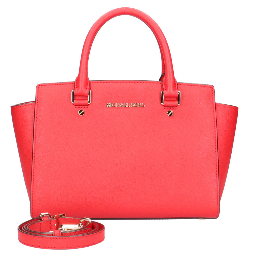 マイケルコース Michael Kors セルマ ショルダーバッグ レザー レッド 