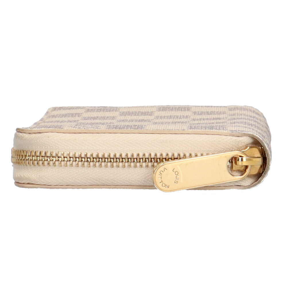 abc【美品】ルイヴィトン ダミエ アズール ジッピー ルイヴィトンアズール ジッピーコインパース 2017タチ