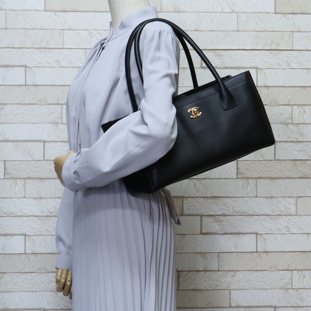 CHANEL Executive Tote Bag Caviar Skin Black Women's Used – 【公式