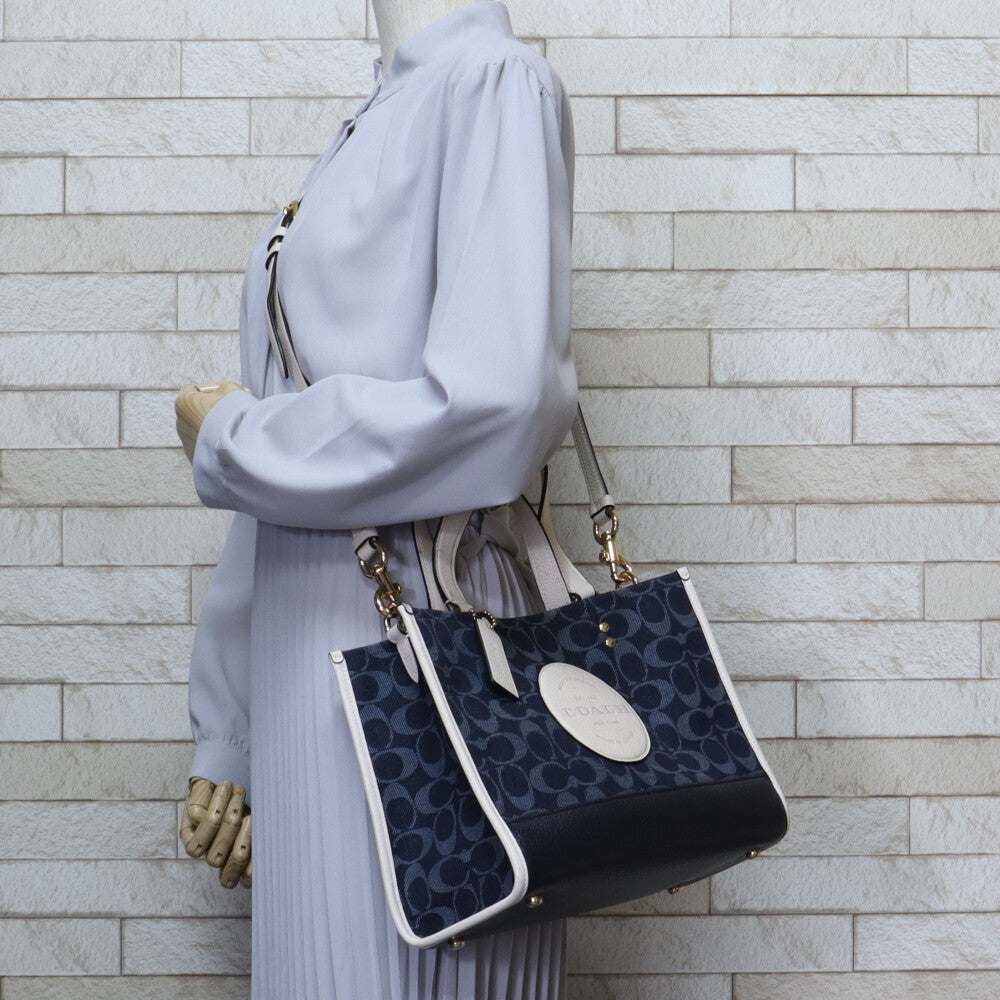 COACH Signature Denim Jacquard Shoulder COACH Signature Shoulder 