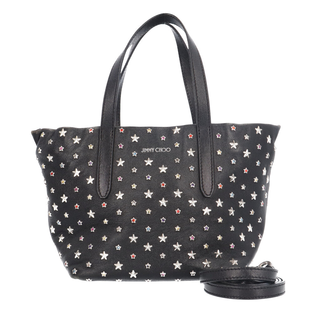 ★ジミーチュウ★ミニサラ(ブラック) JIMMY CHOO ジミーチュウ スタースタッズ ミニサラ ショルダーバッグ
