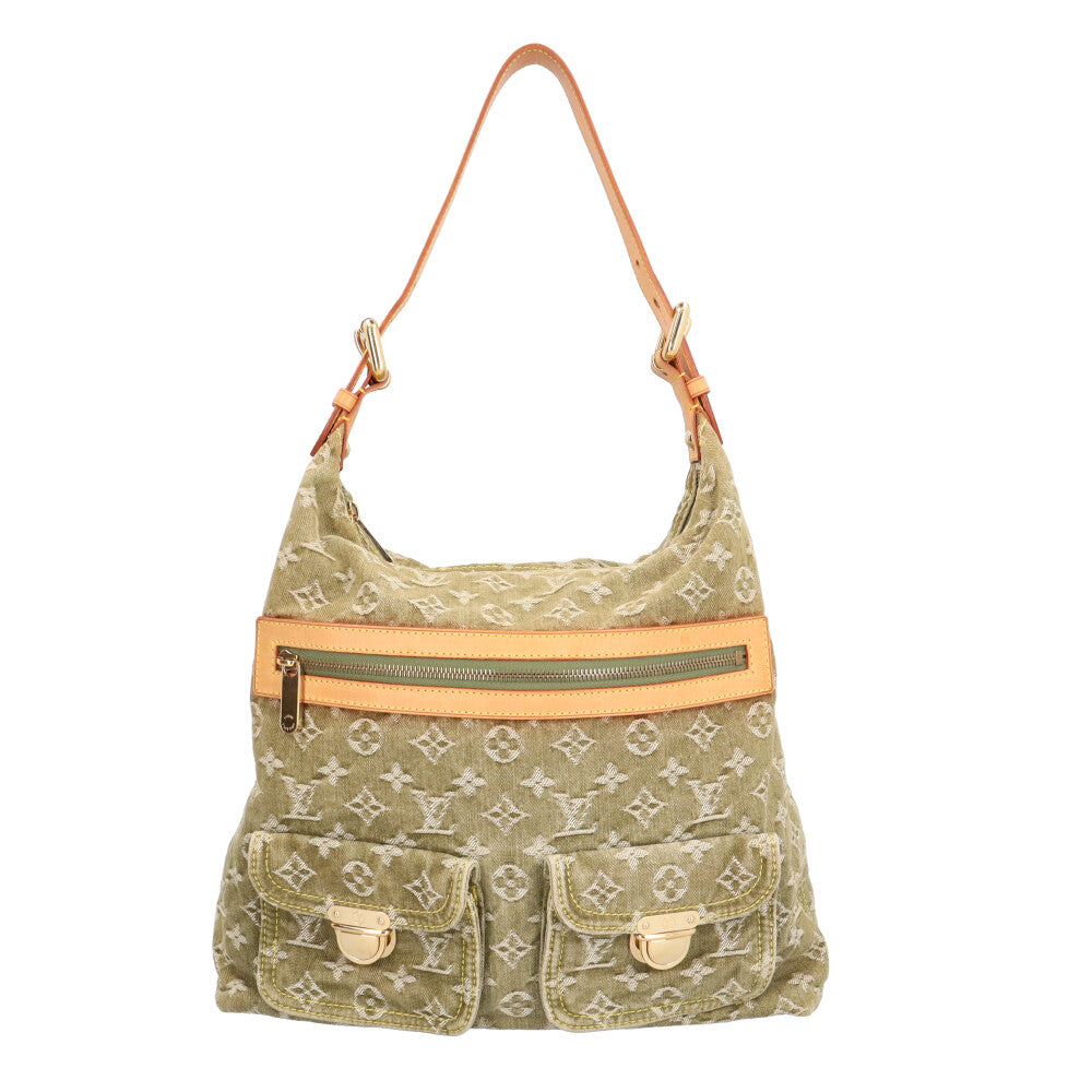 LOUIS VUITTON ルイヴィトン バギーGM デニム ショルダーバッグ