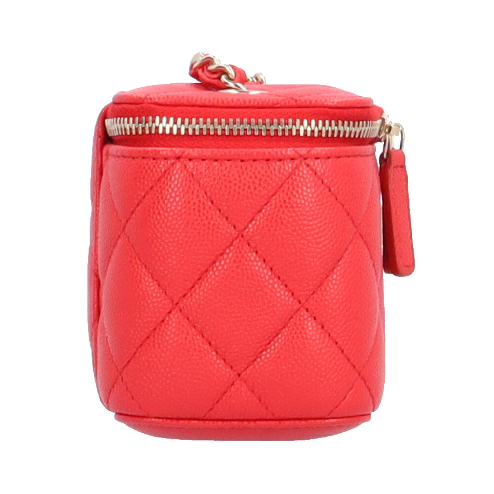 CHANEL シャネル ミニバニティバッグ ココマーク マトラッセ