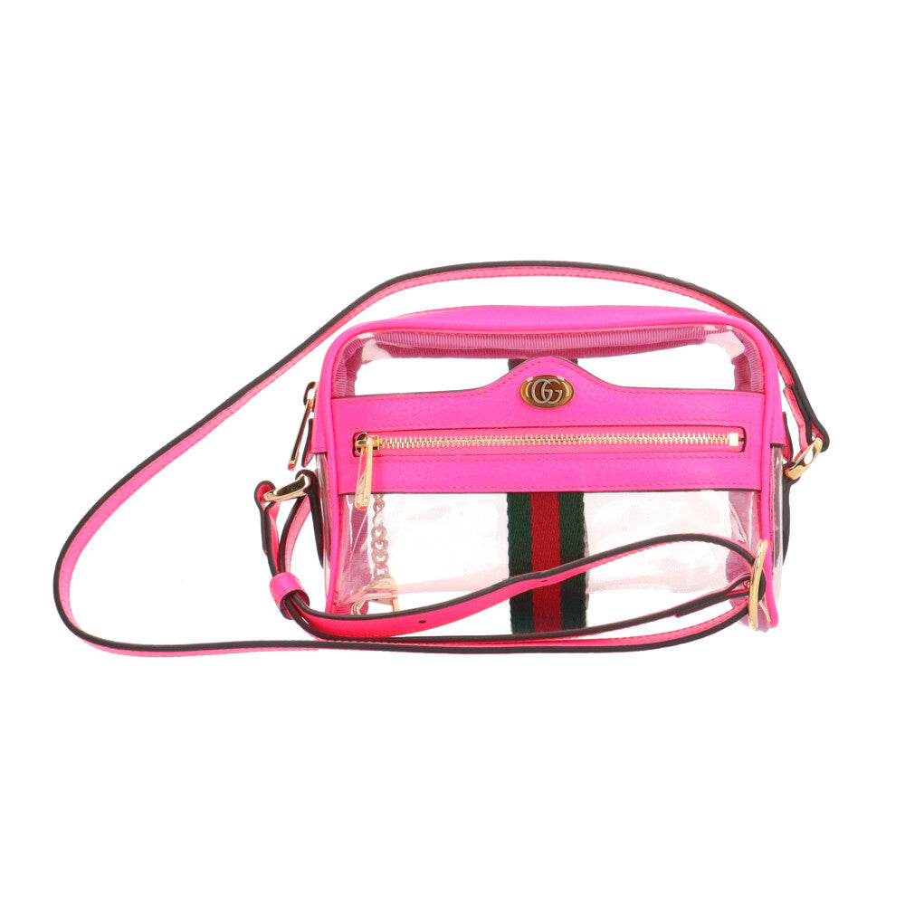 GUCCI グッチ ミニバッグ オフィディア ショルダーバッグ ビニール 