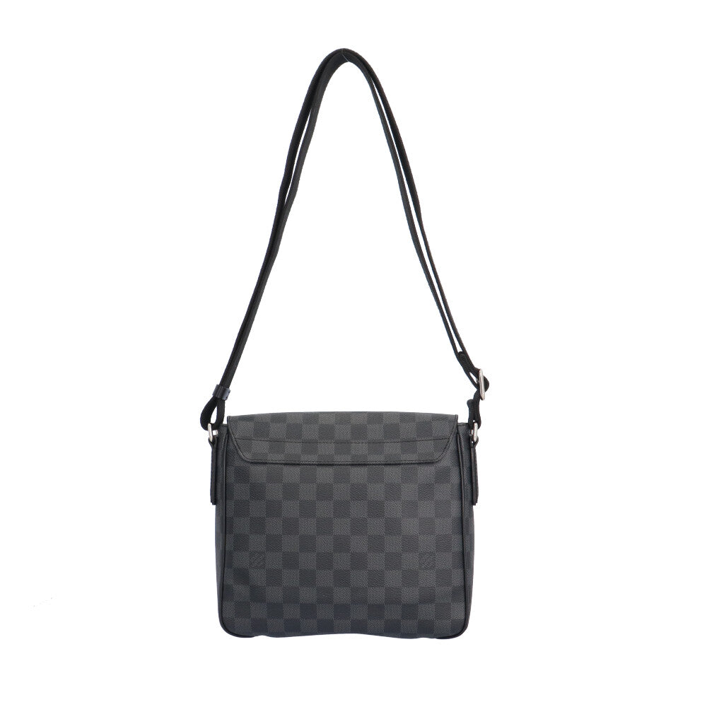 【ほぼ未使用】　LOUIS VUITTON グラフィット ディストリクト LOUIS VUITTON ルイヴィトン ディストリクトPM ダミエグラフィット