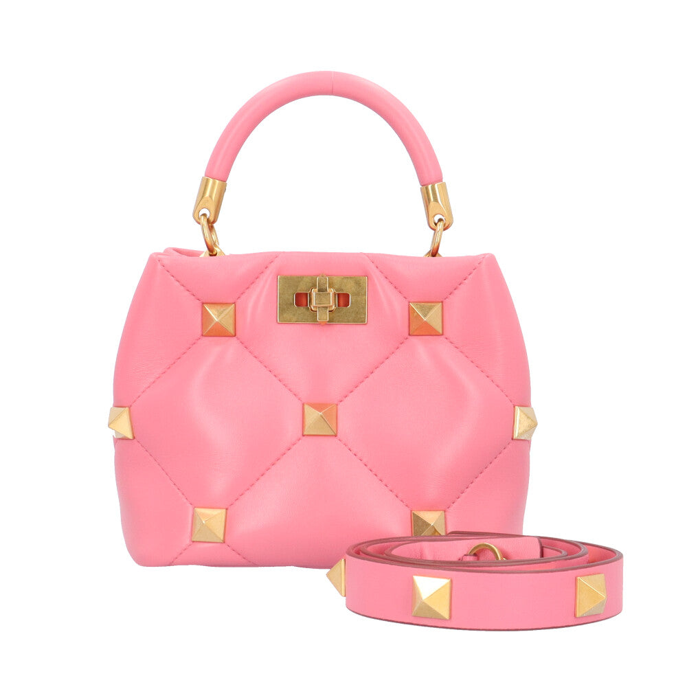 Valentino ヴァレンチノ ローマンスタッズ ショルダーバッグ レザー