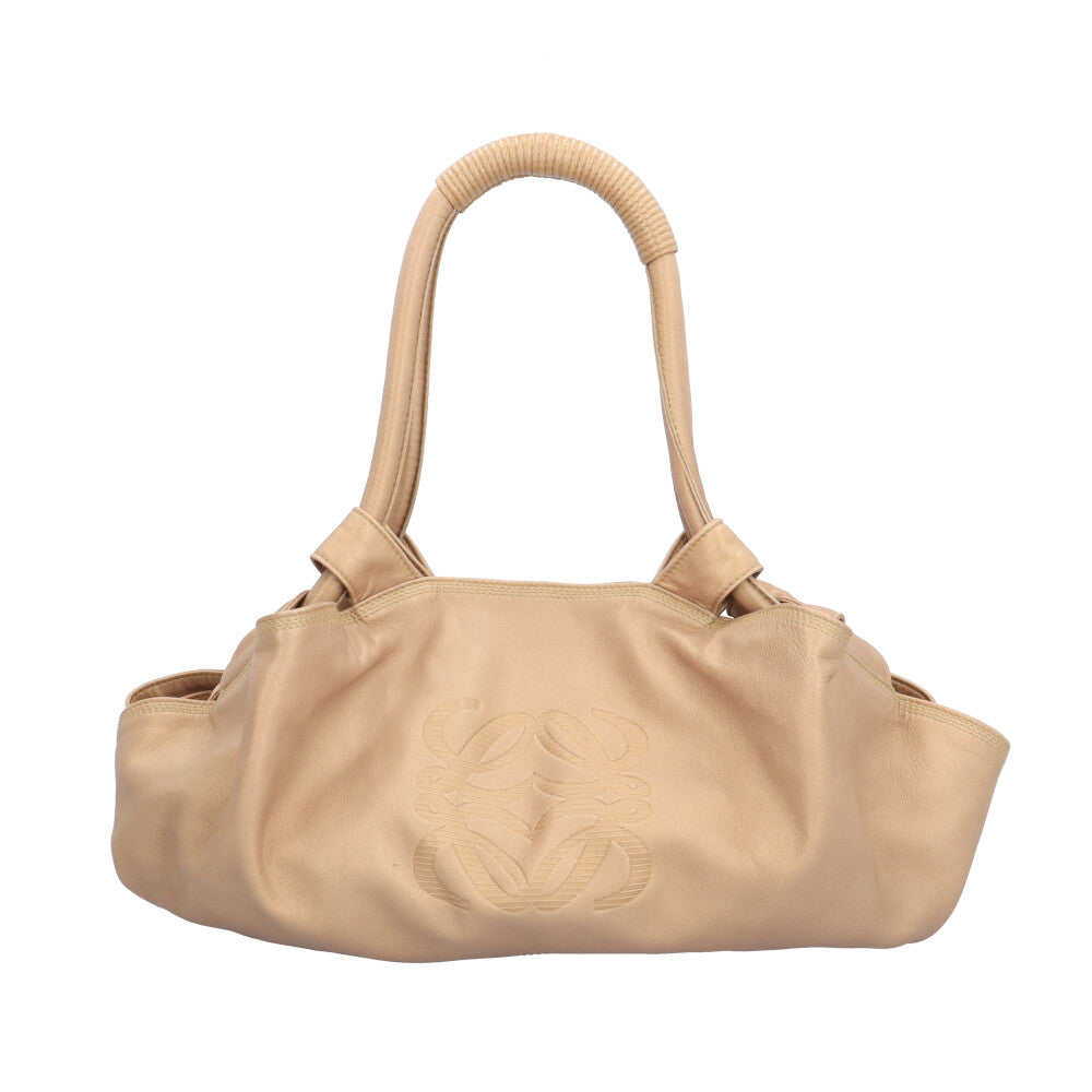 LOEWE ロエベ ナッパアイレ ハンドバッグ レザー ゴールド レディース