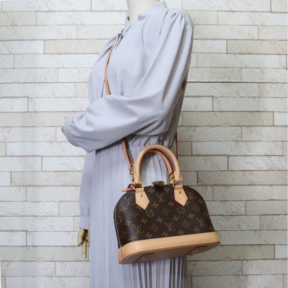 LOUIS VUITTON Louis Vuitton Alma BB Monogram Shoulder Bag Monogram