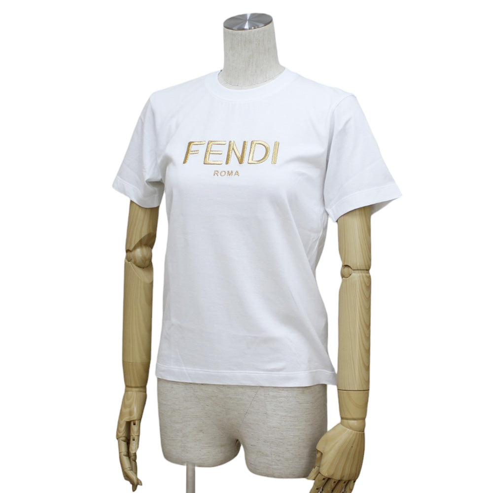 FENDI フェンディ 半袖Tシャツ コットン レディース 中古– 【公式
