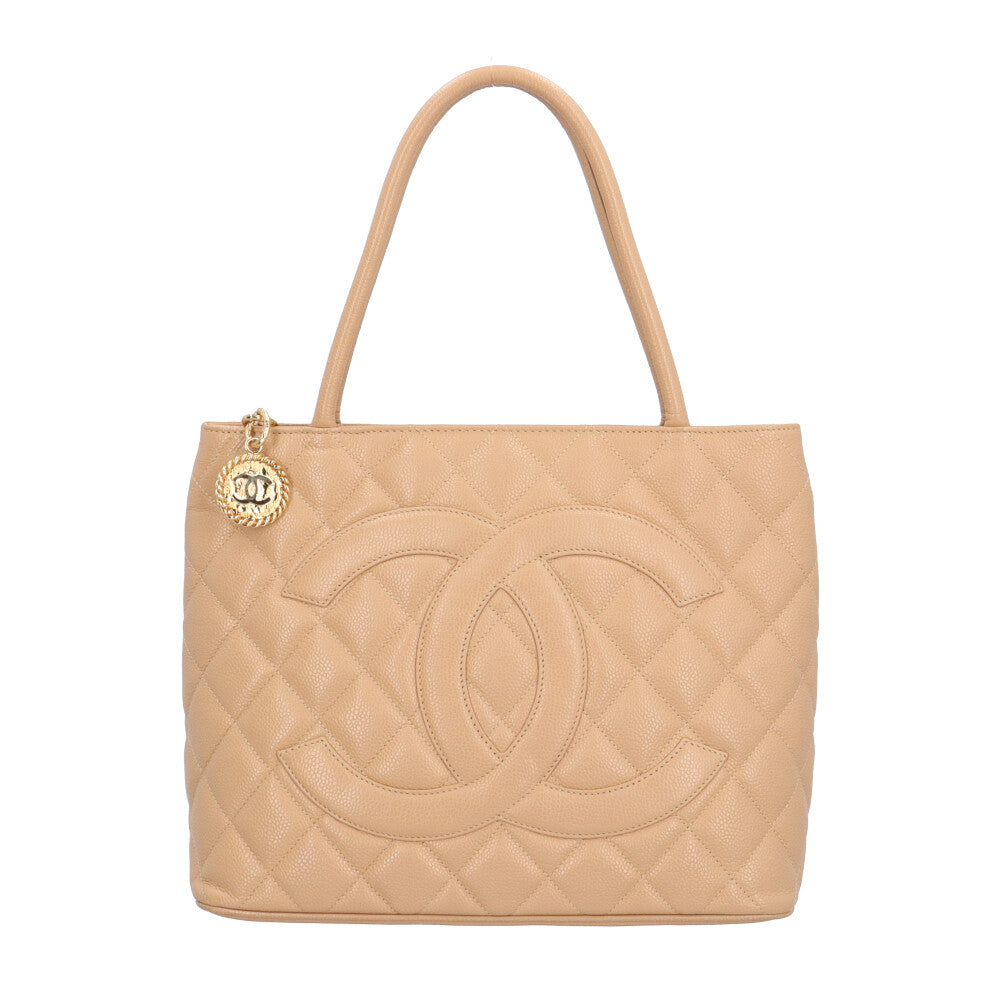CHANEL シャネル 復刻トート ココマーク トートバッグ キャビアスキン