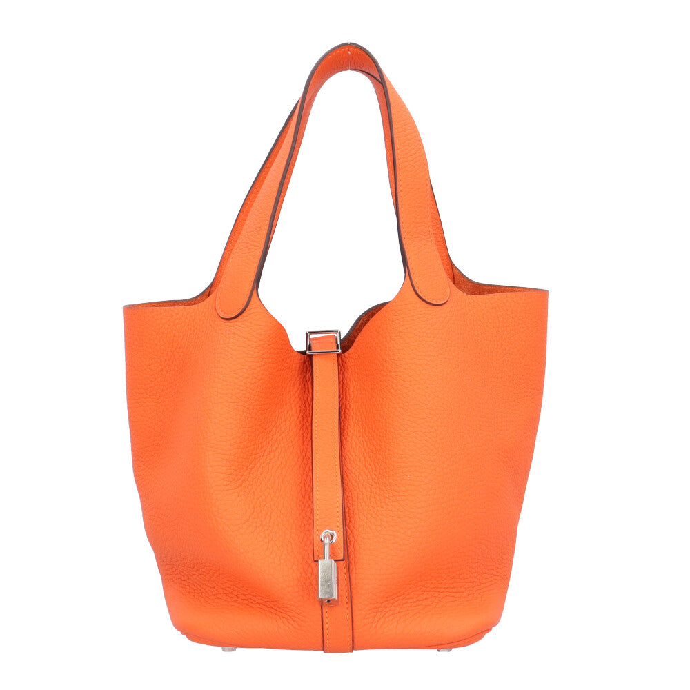 HERMES エルメス ピコタンロックMM ハンドバッグ トリヨンクレマンス