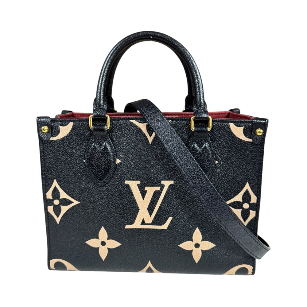 LOUIS VUITTON ルイヴィトン オンザゴーPM バイカラーモノグラムアン 