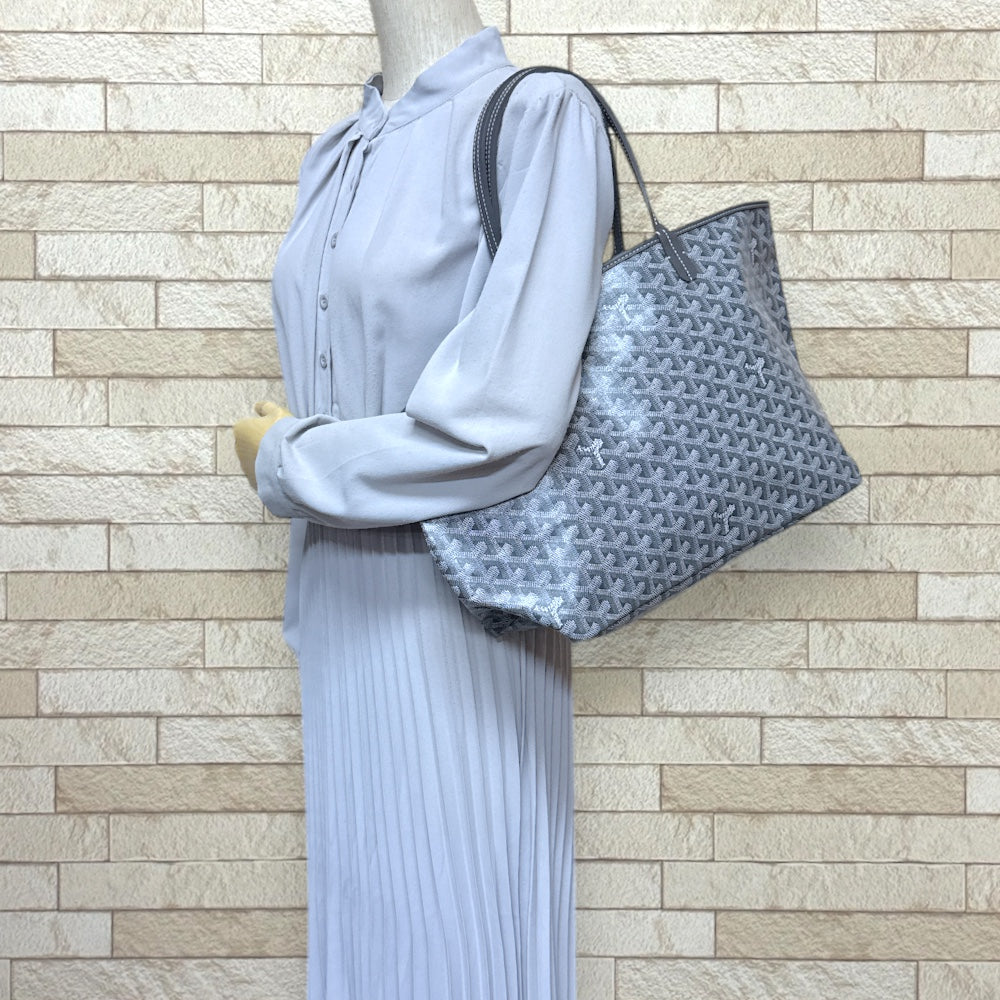 GOYARD ゴヤール サンルイPM トートバッグ PVCコーティングキャンバス
