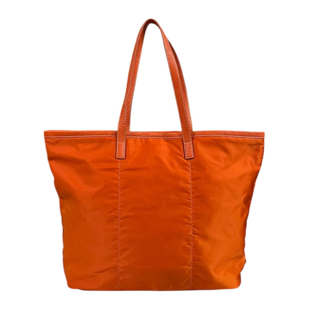 PRADA プラダ トートバッグ　オレンジ PRADA プラダ トートバッグ ナイロン オレンジ レディース 中古