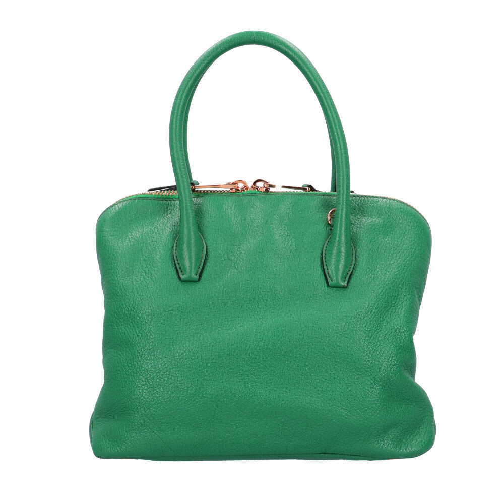 Miu Miu ミュウ ミュウ マドラス ショルダーバッグ レザー グリーン 