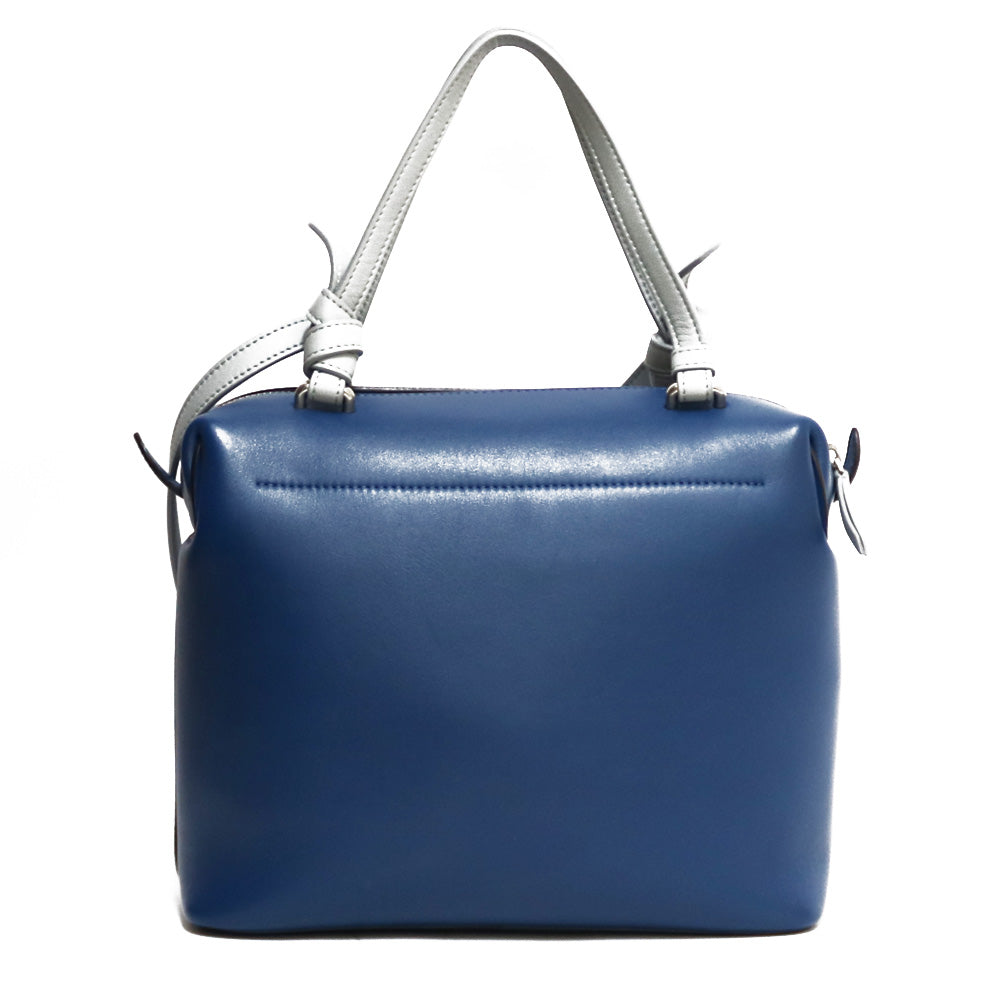 ☆ セリーヌ ショルダーバッグ＊ブルー ☆ CELINE セリーヌ ショルダーバッグ ブルー マンテル レザー vintage