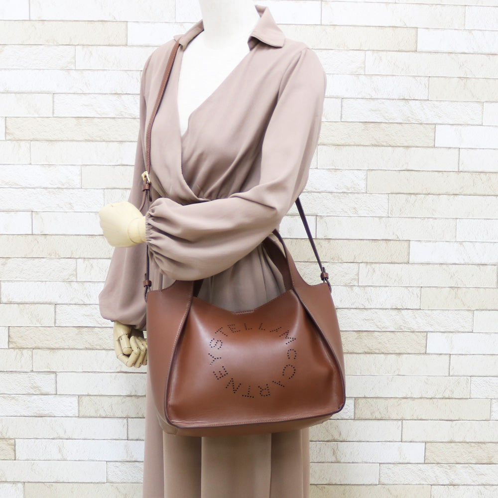 Stella McCartney shoulder bag polyurethane brown women