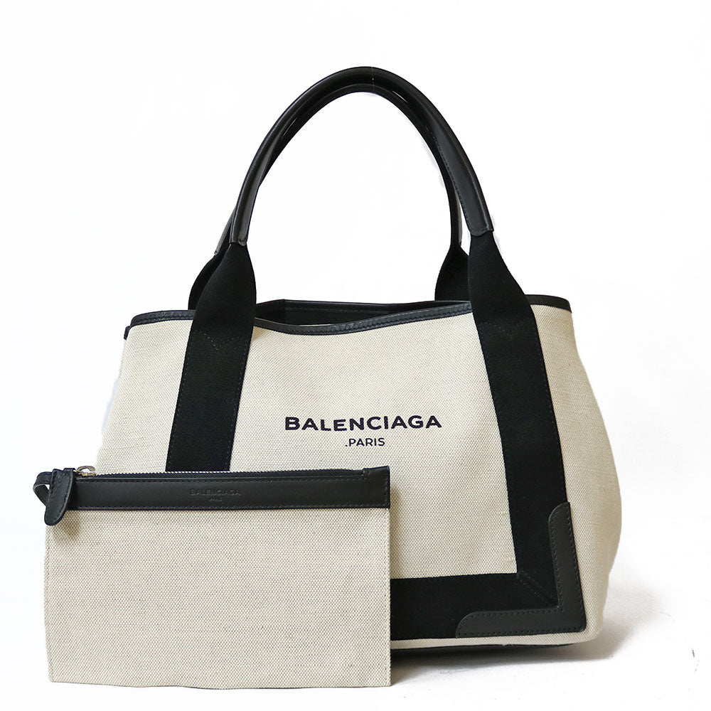 Limited Price Reduction Festival] BALENCIAGA Navy Cabas S Tote Bag