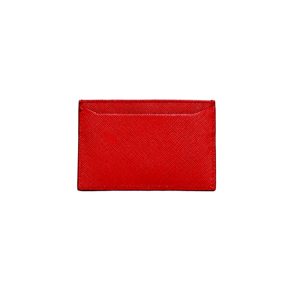中古】 プラダ PRADA カードケース ゴールド金具 ロゴ 美品
