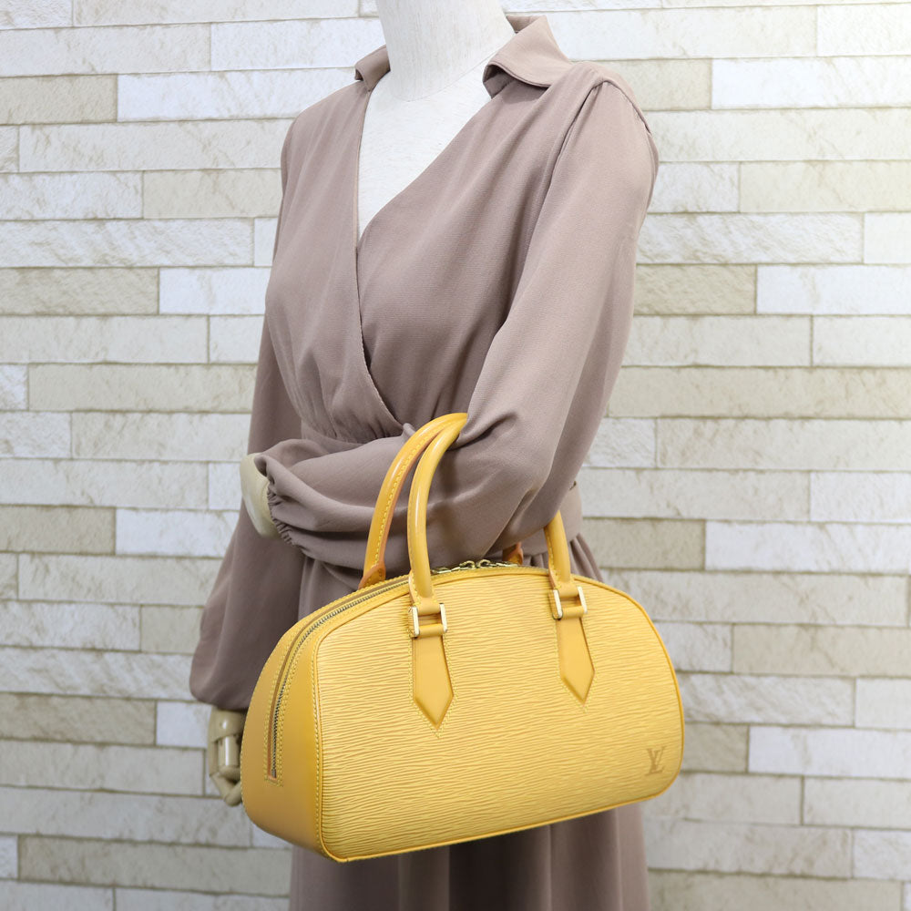 Used] Louis Vuitton Epi Jasmine M52089 Handbag, Yellow, Women's