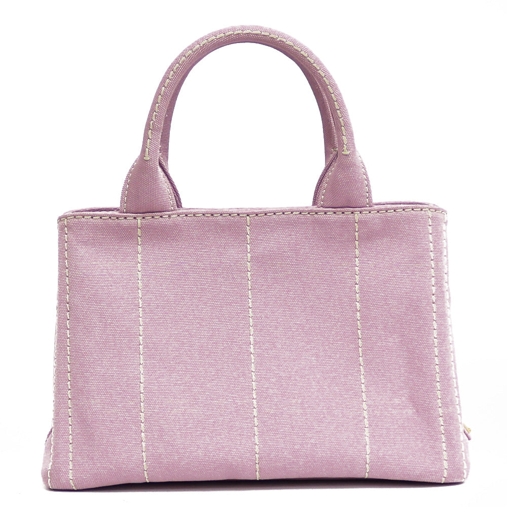 プラダ PRADA カナパトート トートバッグ ピンク レディース 中古