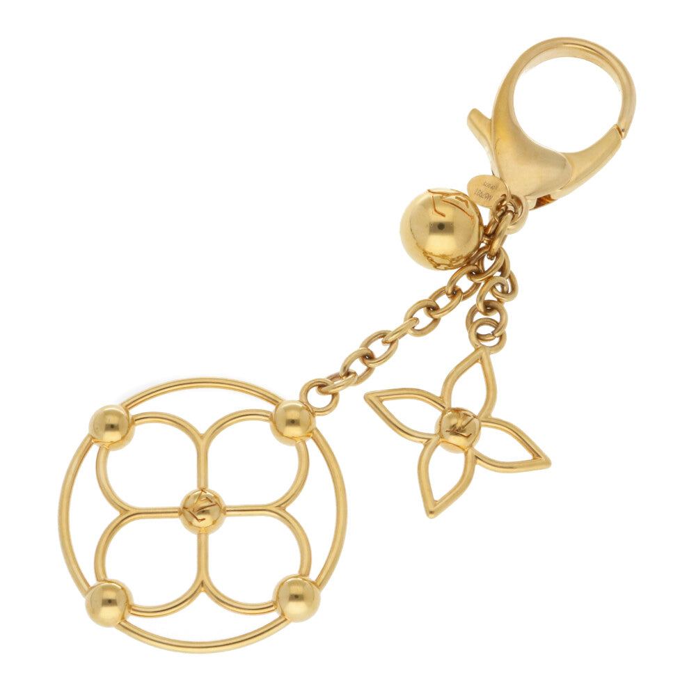 ルイヴィトン 美品 ゴールド チャーム バッグに Louis Vuitton 中古】 ルイ・ヴィトン LOUIS VUITTON GP キーホルダー チャーム