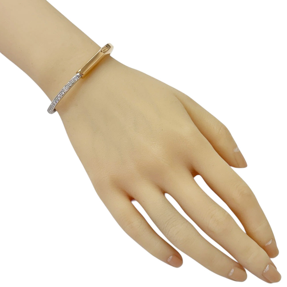 TIFFANY&Co. ティファニー ティファニーロック バングル 18金 K18