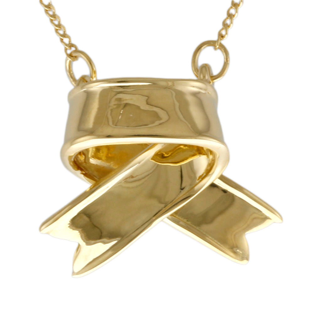 Tiffany & Co. ゴールド リボンネックレス TIFFANY&Co. ティファニー リボン ネックレス 18金 K18ゴールド