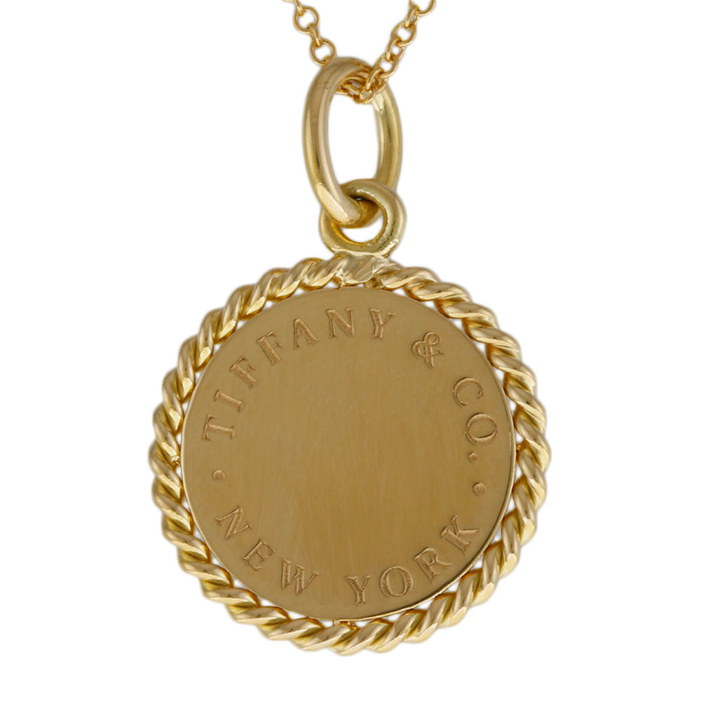 TIFFANY&Co. ティファニー ツイストラウンド ネックレス 18金 K18