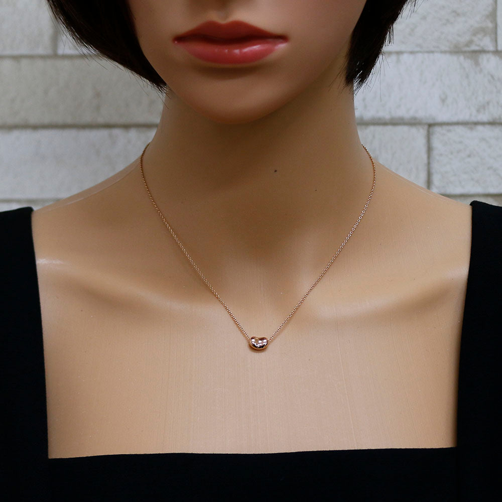 TIFFANY&Co. ティファニー ビーン ネックレス 18金 K18ピンクゴールド