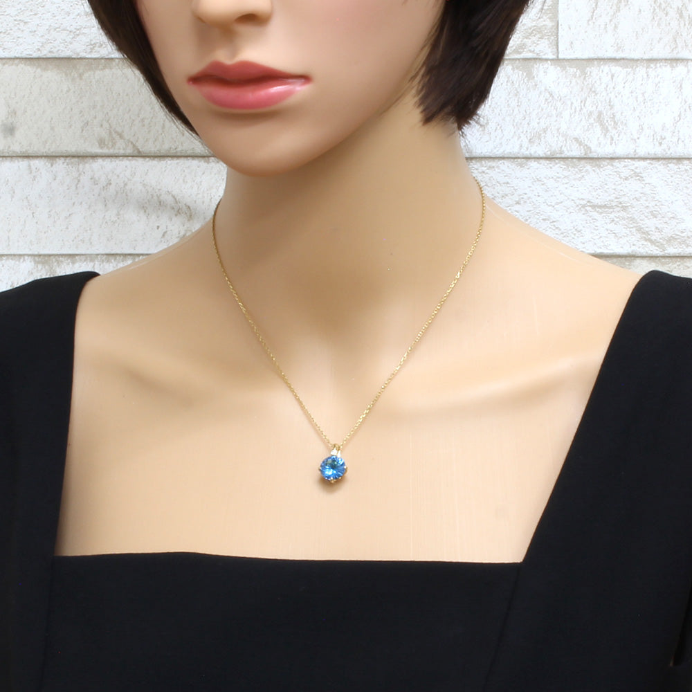 タサキ TASAKI ペンダントトップ 18金 K18ゴールド ブルートパーズ