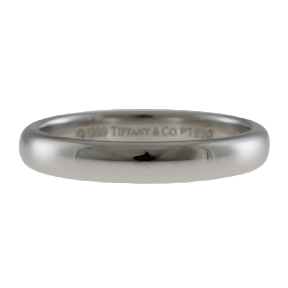 ティファニー TIFFANY&Co. クラシックバンド リング 指輪 9号 Pt950