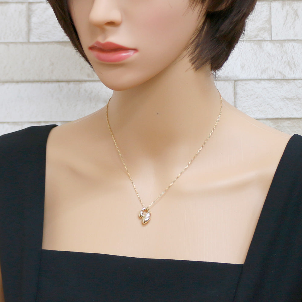 ティファニー TIFFANY&Co. ダブルティアドロップ ネックレス 18金 K18