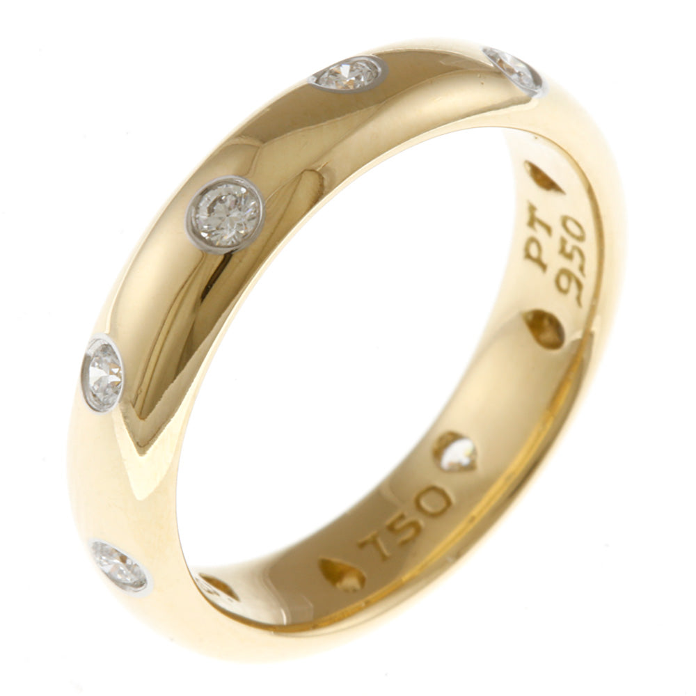 TIFFANY&Co. ティファニー ドッツ リング 指輪 9号 18金 K18イエロー
