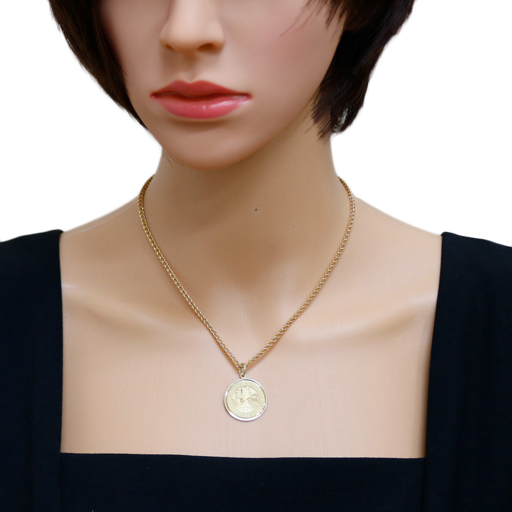 TIFFANY&Co. ティファニー セントクリストファー ネックレス 18金 K18