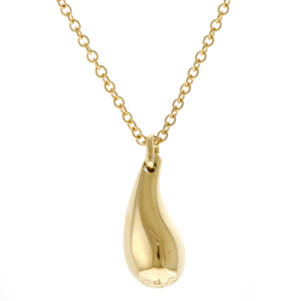 TIFFANY&Co. ティファニー ティアドロップ ネックレス 18金 K18