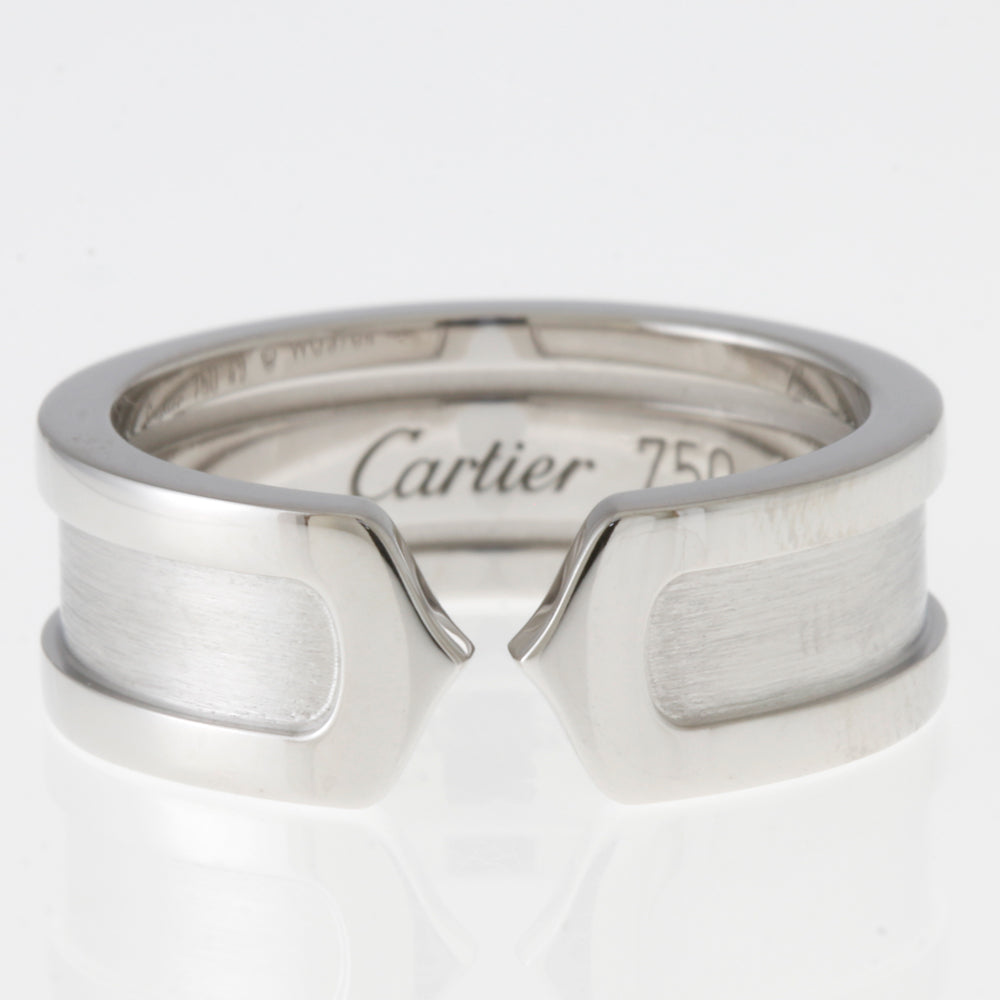 カルティエ CARTIER C2 #49 リング・指輪 9号 18金 K18ホワイト