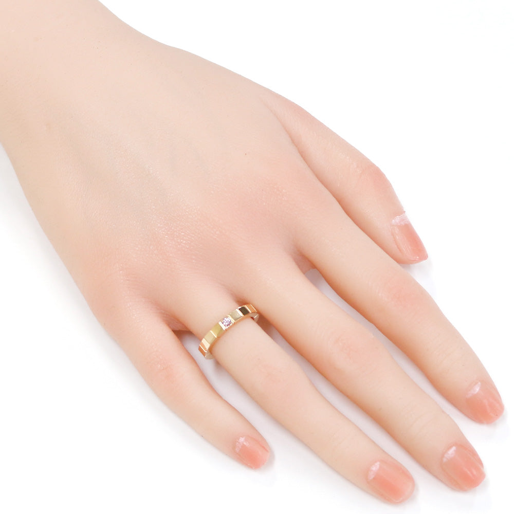 良品 カルティエ ラニエール リング K18PG/1Pピンクサファイア #49