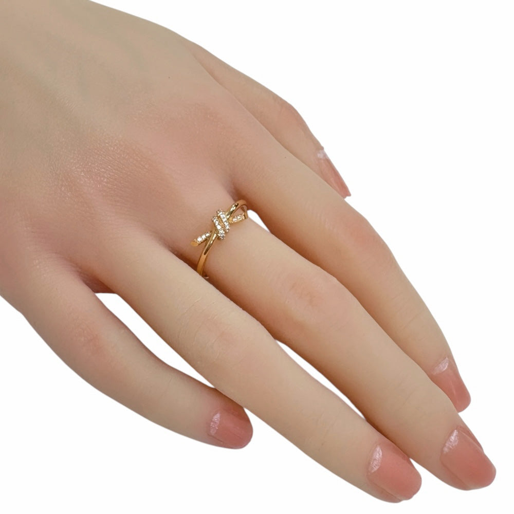 TIFFANY&Co. ティファニー ノット リング 指輪 14号 18金 K18ピンク