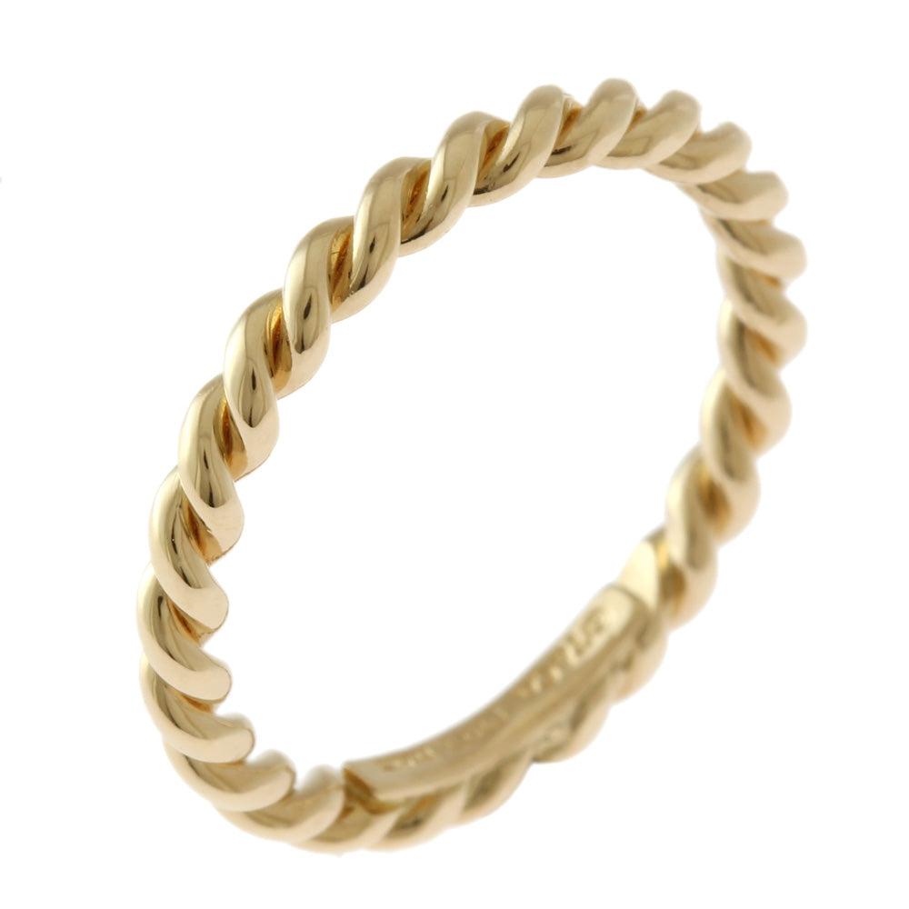 TIFFANY&Co. Tiffany Narrow Twist Ring, size 10, 18K yellow