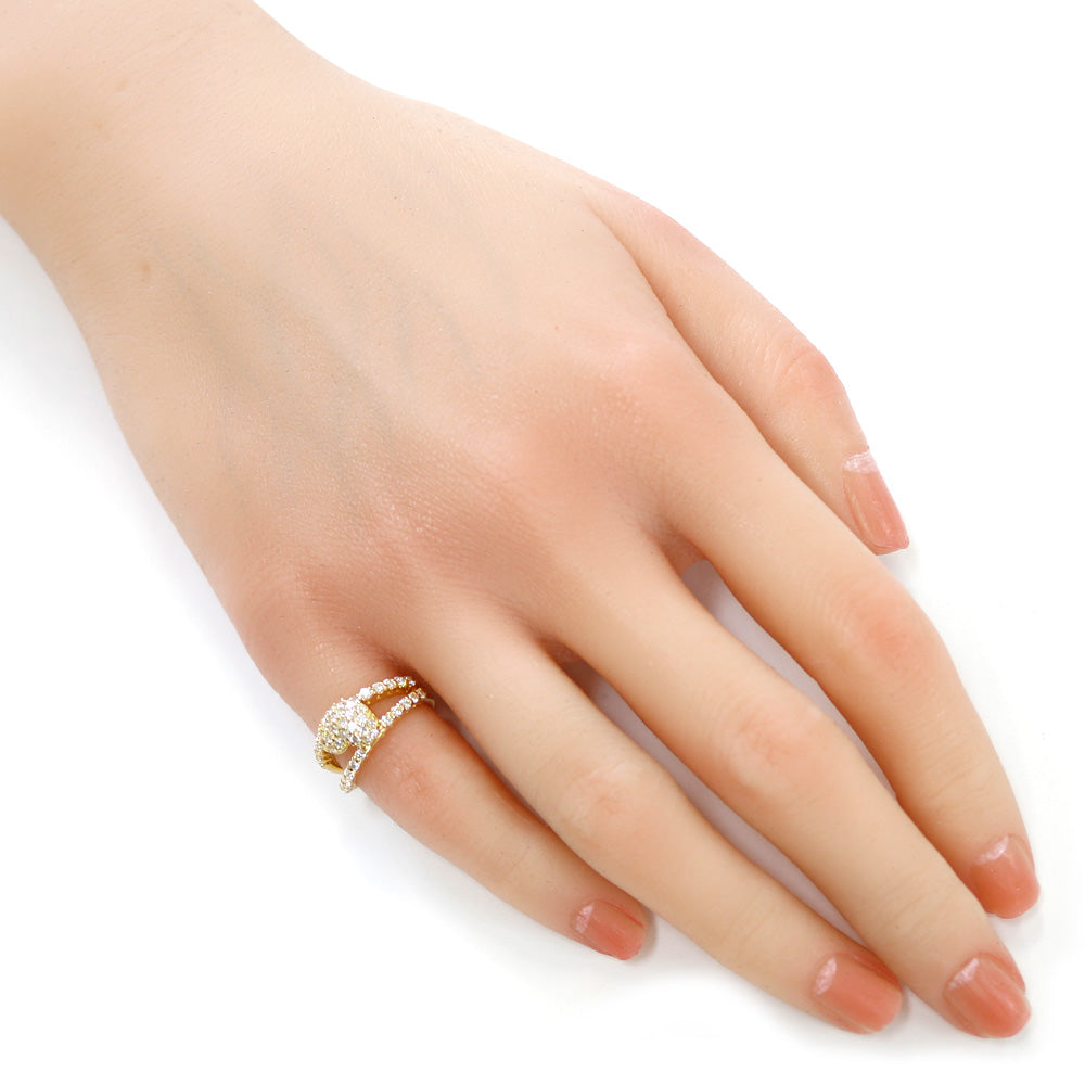 限定SALE爆買いポンテヴェキオ リング 指輪 K18 金 ダイヤモンド 正規品 リング(指輪)